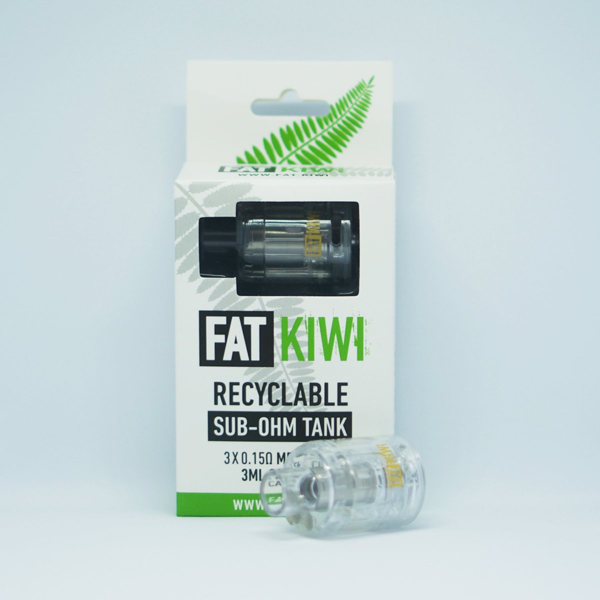 Fat Kiwi - Recyclable Sub-Ohm Tank (3 Pack)