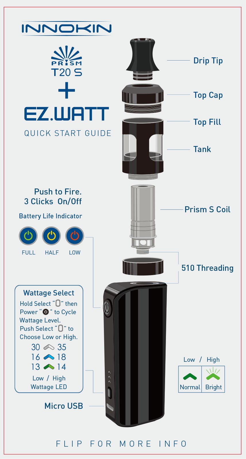 Innokin Endura EZ Watt Vaporiser Starter Kit