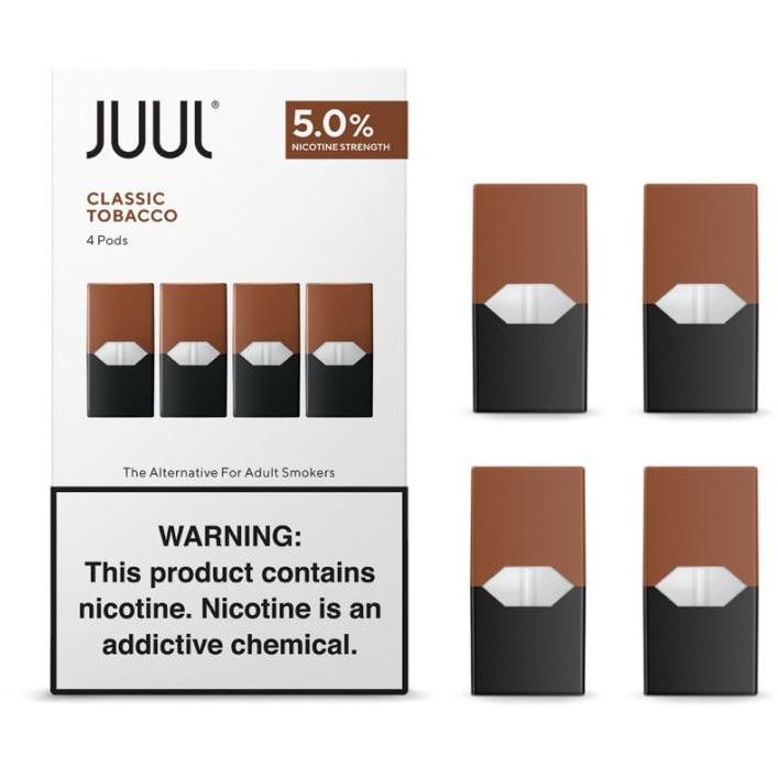 JUULPODS - Classic Tobacco 5.0 % (4 Pack)