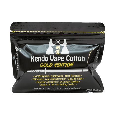 Kendo Vape Cotton - Gold Edition